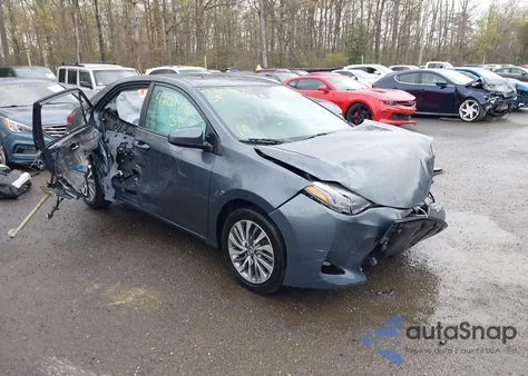 2018 Toyota Corolla Xle из США, поврежденный, VIN 2T1BURHE6JC970833